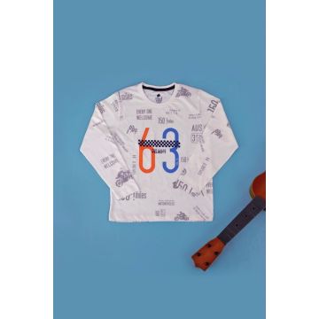 Cotton White Boys tee