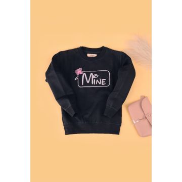 cotton navy mine sweatshirt