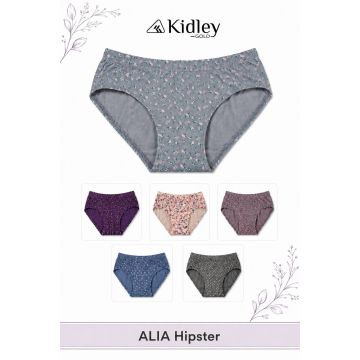 Kidley Cotton-Stretch Printed Everyday Hipster – Assorted (ALIA)