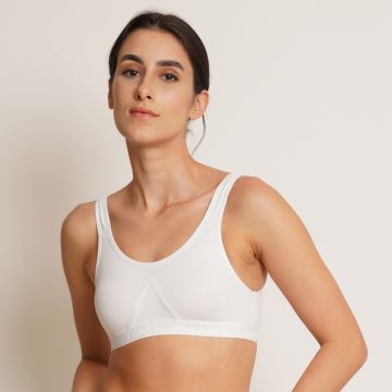 Cotton Sports Bra White Pack of 2 – Soft Everyday Support Bra