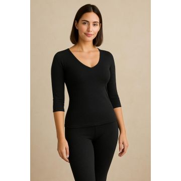 Premium Women Fur Thermal Set