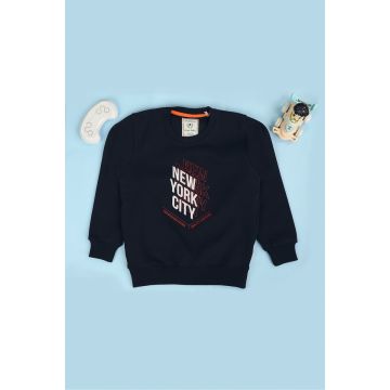 Navy round neck sweatshirt