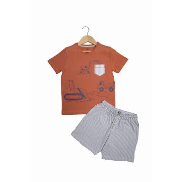 Pure cotton Orange Boys set