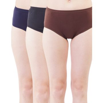 Abba Cotton-Stretch Panties – Dark Assorted Pack of 