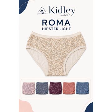 Kidley Cotton-Stretch Printed Comfort Hipster – Light Assorted (ROMA)