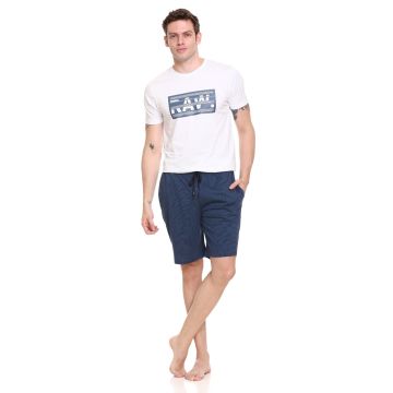 Denim Check Shorts