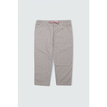 Coloured Capris Light grey