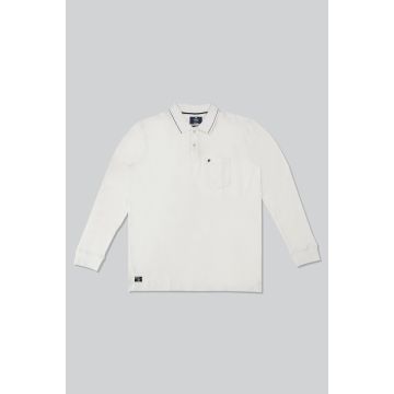 Men White Polo