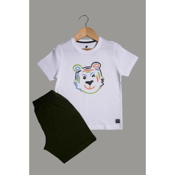 Boys cotton white Night suit